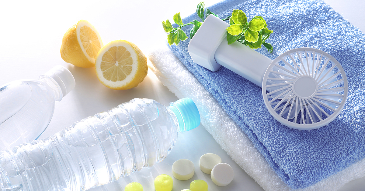 熱中症の症状と重症度にあわせた応急処置について